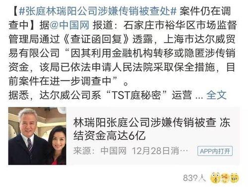 最新明星涉嫌传销,揭秘娱乐圈背后的暗流涌动
