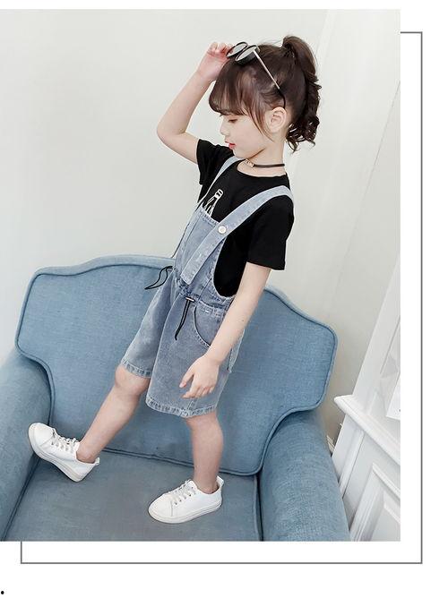 网红背心短裤女童,网红背心短裤，打造时尚女童夏日风采
